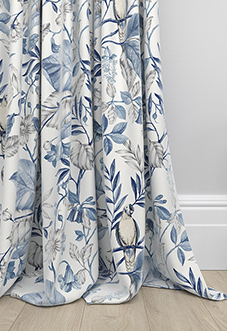 Iquitos, Indigo - Made to Measure Curtains